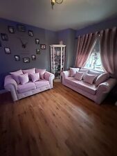 Olympia - 3&2 Seater | Scatter Back | Pink Plush | Brand New | FREE DELIVERY 