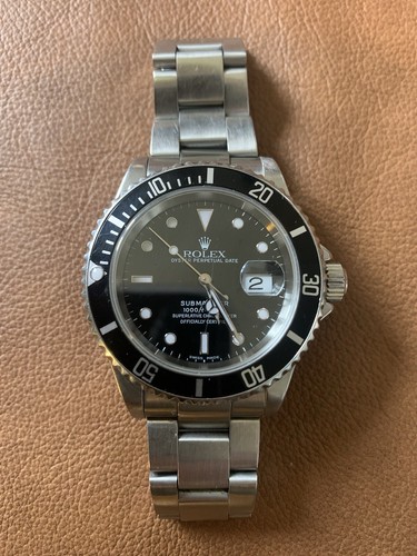 Rolex submariner men black - rolex,