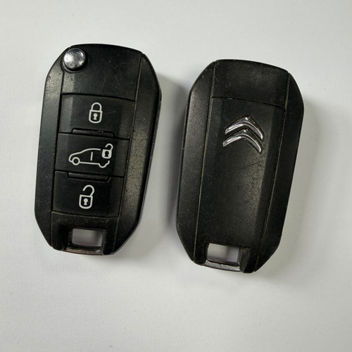 Citroen flip key fob button - flip, 3