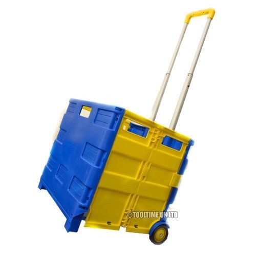 Large folding shopping trolley - folding,