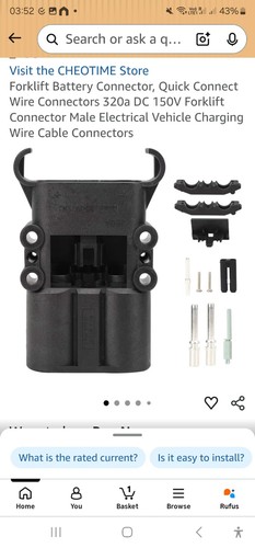 Heavy duty forklift - forklift, battery