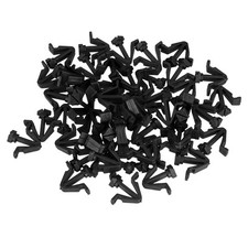 100 Pieces Grille Clip Black Fit for Nissan 01553-03831 Serena Micra Elgrand xg