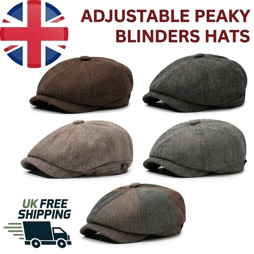 Adjustable peaky blinders hat - adjustable,