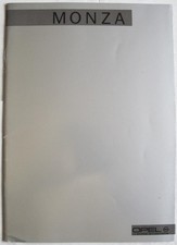 OPEL Monza Car Sales Brochure 1985 #01.86.10.85.07 French text