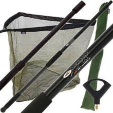 NGT 42" Inch Carp Landing Net 2m Pole Handle Fishing Set + Stink Bag