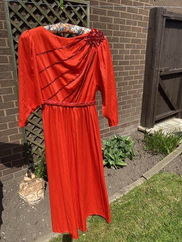 Ronald joyce red evening gown - joyce,