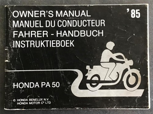 Honda pa50 motorcycle owners - pa50,