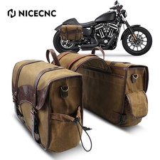 Vintage Canvas Motorcycle