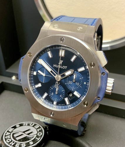 Hublot big bang steel blue - hublot,