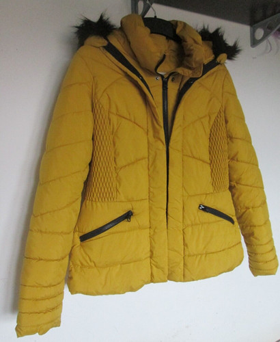 Mustard yellow coat size - mustard, coat,