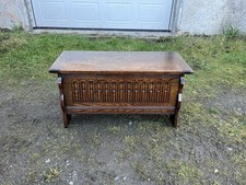 Vintage Oak Box / Oak Coffer / Oak Trunk