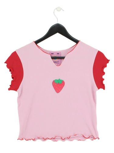 Unif women top pink - women's, m