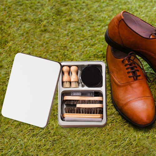 Shoe polish and care kit - and,