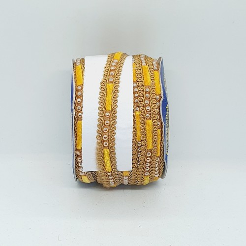 14mm yellow gold indian braid - 14mm,