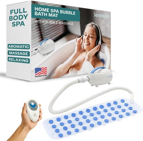 Serenelife bubble bath spa mat - serenelife,