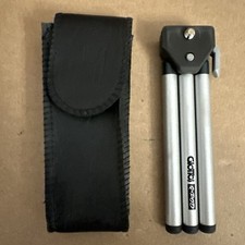 Giottos Q-Pod Compact Mini Telescoping Tripod Titanium Finish Comes With Case