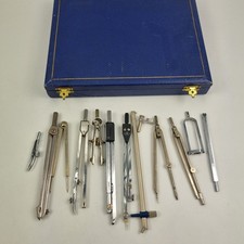 Vintage drafting compass tool