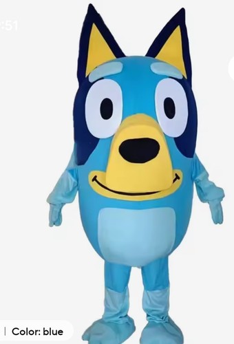 Bluey dog mascot - dog, costume