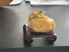 Antique Japanese Resin Frog on