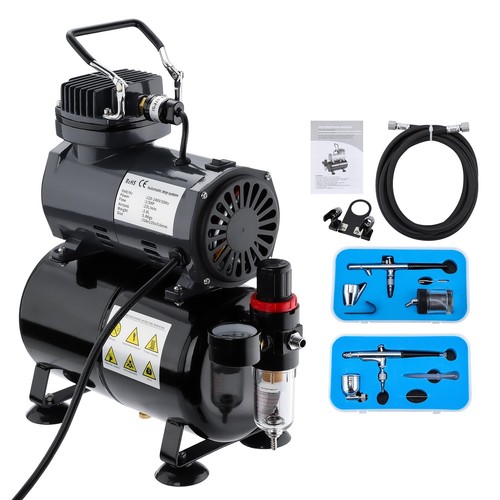 Airbrush compressor with tank - compressor,