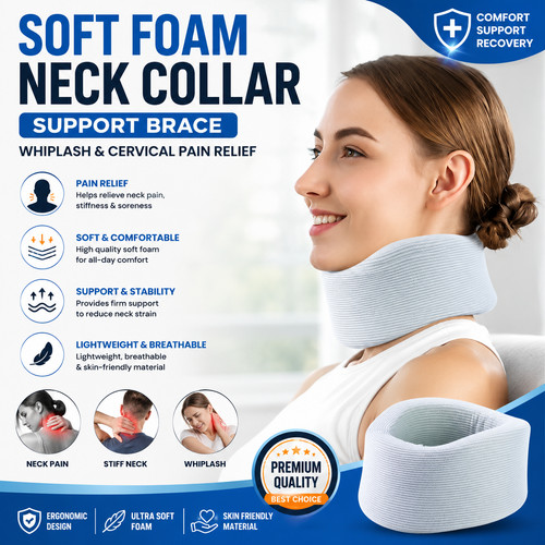Soft foam neck collar support - foam,