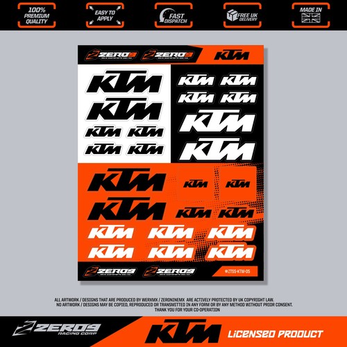 Ktm stickers motocross - ktm, stickers,