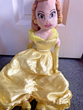 Disney’s Beauty And Beast Belle Yellow Dress Princess Plush Soft Toy  Doll