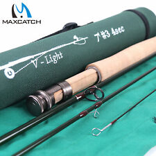 1/2/3WT Fly Rod 6' / 6'6"/ 7' / 7'6" Graphite IM10 Fly Fishing Rod Small Creek