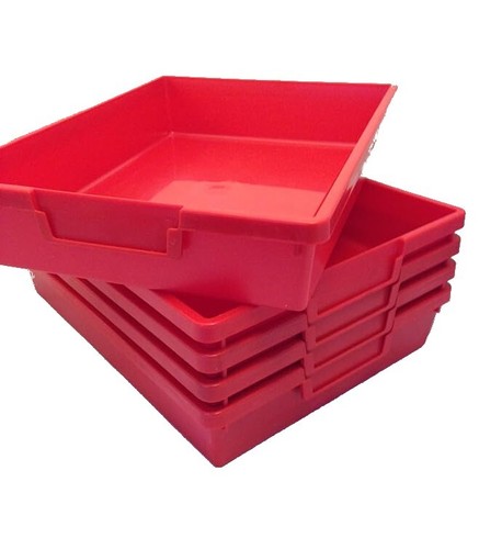 Red plastic storage - storage, 5