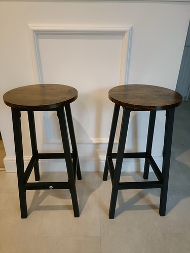 Pair breakfast bar - breakfast, stools