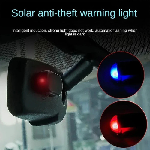 Solar power car led fake - power,