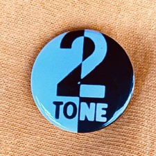 2 Tone Repro 25mm Pin Badge