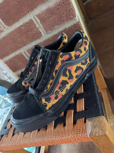 Vans leopard print design