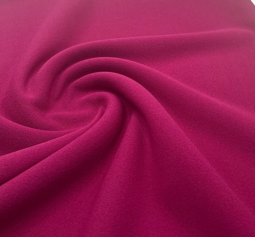 Plain magenta scuba crepe - scuba,
