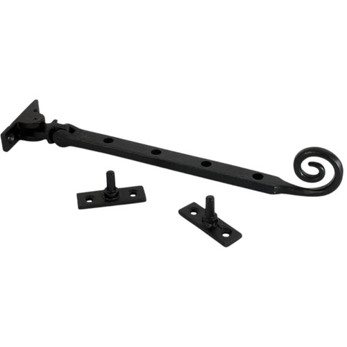 Black cast iron window - black,