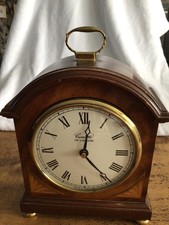 Comitti of London mantle clock in real wood