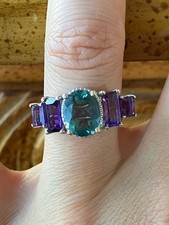 Genuine Teal Fluorite Amethyst