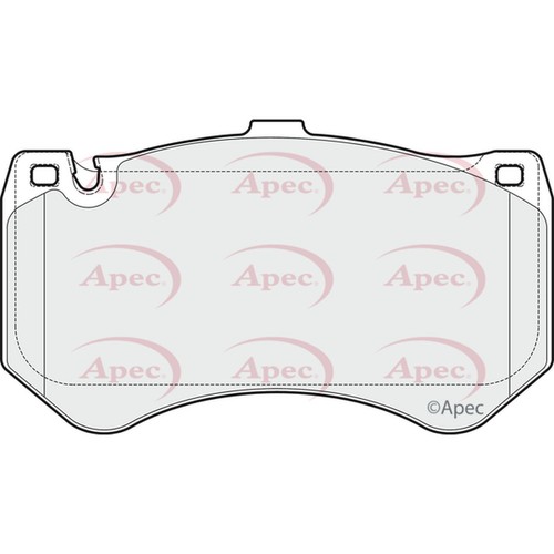 Brake pads set for mercedes - brake,