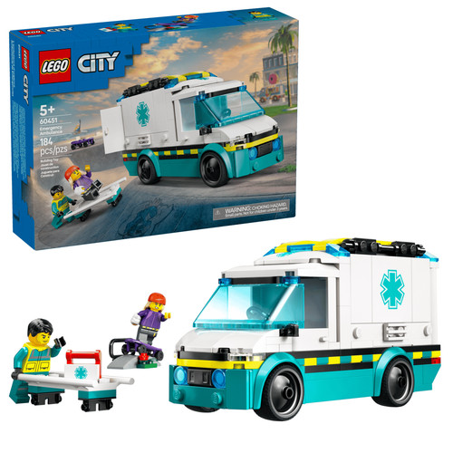 Lego city emergency ambulance - emergency,