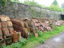 Photo 6x4 Stack of old roof