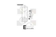 BGA V029287 Intake Valve Fits