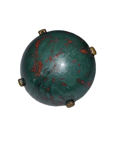 Vintage bloodstone cabochon - vintage,
