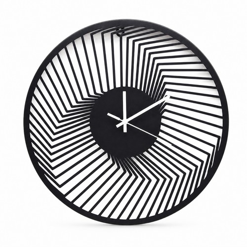 Metal wall clock modern - clock,
