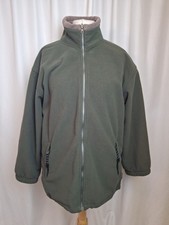 WYNNSTER Fleece Women's Jacket UK14 Full Zip Green Windproof Breathable L3006