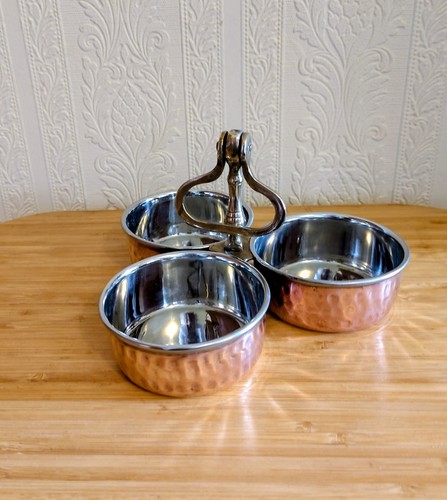 Copper steel bowl - copper,