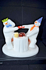 COALPORT SNOWMAN - PULLING A
