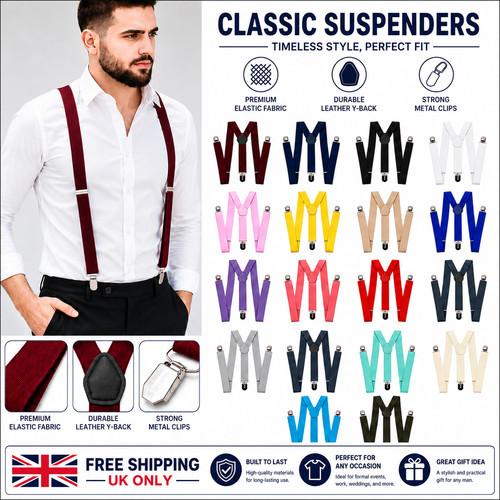 Mens elasticated heavy - heavy, duty