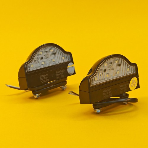 Number plate light - plate, led