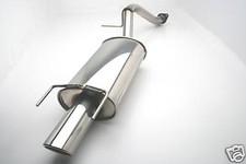 NEW MG ZR - ROVER 25 STAINLESS EXHAUST / BACK BOX