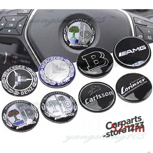 Steering wheel logo sticker - logo,